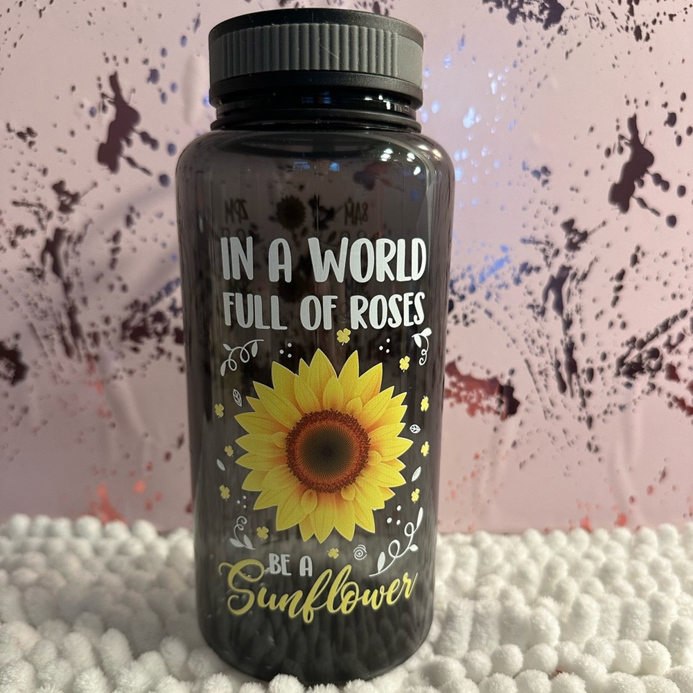 Handmade Time Marker water bottle 32oz